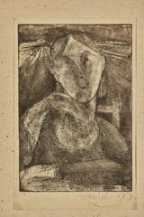 Untitled by Krishna Reddy contemporary artwork print
