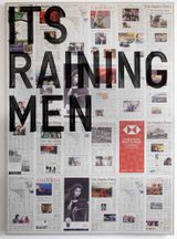 Untitled 2018 Its Raining Men LA Times December 2017 by Rirkrit Tiravanija contemporary artwork works on paper
