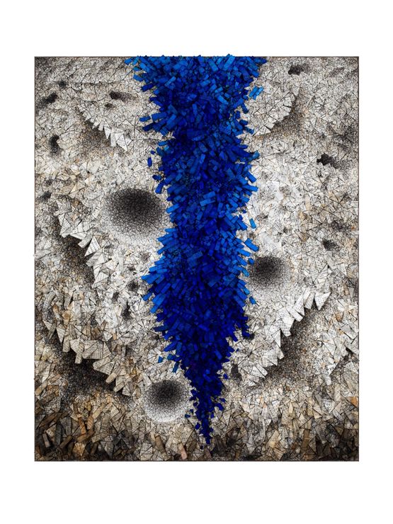 Aggregation 22-NV281 by Chun Kwang Young contemporary artwork Works on Paper