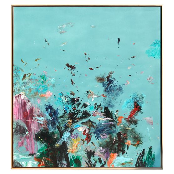 DI KEDALAMAN IN THE DEEP by Ibrahim contemporary artwork Painting