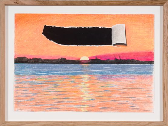 The Whole Story 10 for DH by Callum Morton contemporary artwork Works on Paper
