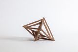 Perimeter Studies Octahedron structural by Conrad Shawcross contemporary artwork sculpture