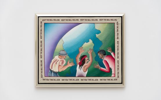 Keep the Ball Rolling by Judy Chicago contemporary artwork Sculpture