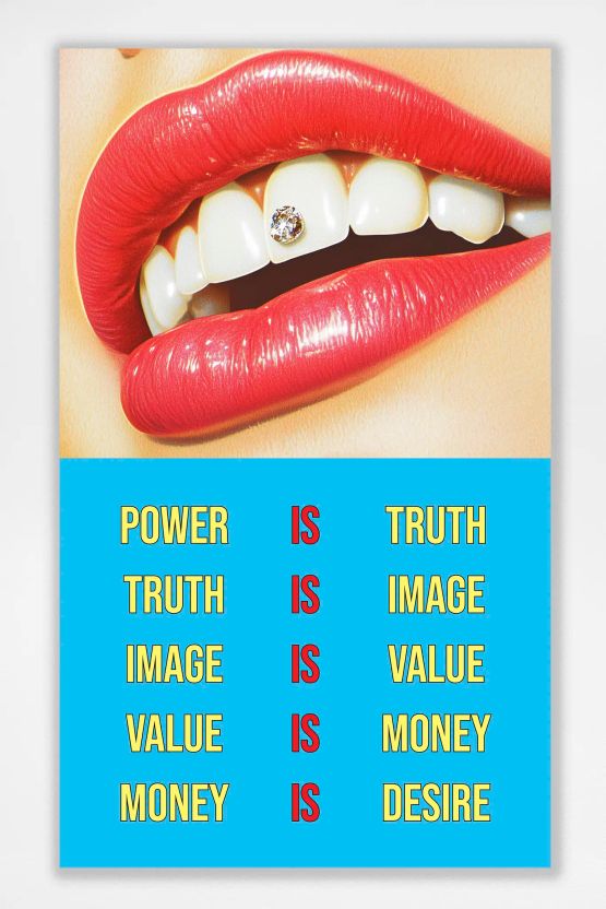 POWER IS TRUTH by Cemile Sahin contemporary artwork Print