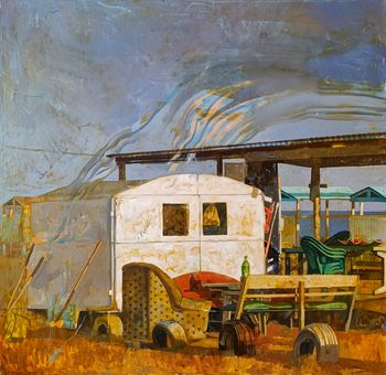 Sunrise by Butunay Hagverdiyev contemporary artwork painting