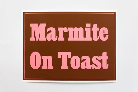 Marmite on toast I by Jeremy Deller contemporary artwork Print