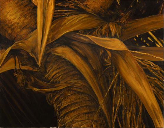 Palm Tree View 1 by Christopher Bassi contemporary artwork Painting