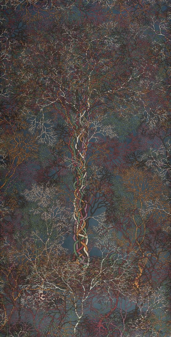 TREES ON THE OTHER SHORE NO.01 by Lao Tongli contemporary artwork Painting
