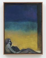 Untitled Rock by Justin De Verteuil contemporary artwork painting