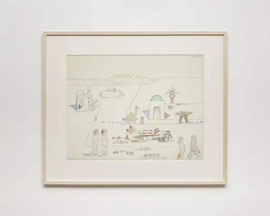 Cairo by Saul Steinberg contemporary artwork Works on Paper