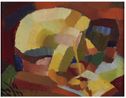 Untitled Abstract Figure Painting by Yun Gee contemporary artwork Painting