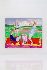 Four Sisters by Xevi Sola contemporary artwork painting