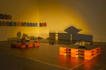 Contemporary art exhibition Chen Xiaoyi Moth  Good-bye  of all things the weight at A Thousand Plateaus Art Space Chengdu China