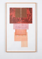 Flyleaf red by Marila Dardot contemporary artwork painting photography print works on paper