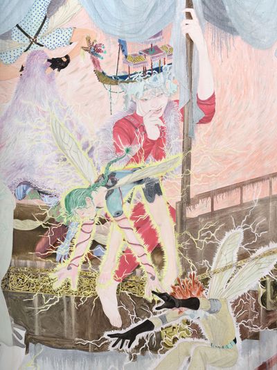Ding Shilun Paints Lifes Absurdities at Bernheim Gallery
