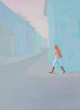 A Walking Woman by Wu Yi contemporary artwork painting