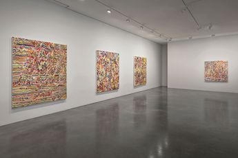 Contemporary art exhibition Kyungah Ham Phantom Footsteps at Kukje Gallery Seoul South Korea