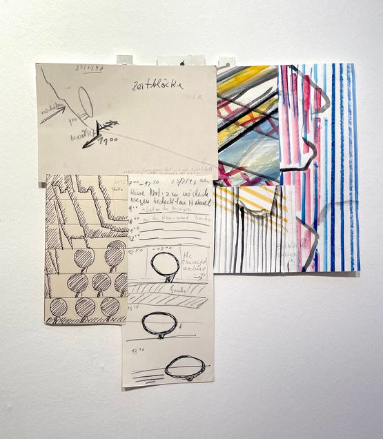 Zeitblocke by Chris Reinecke contemporary artwork Mixed Media