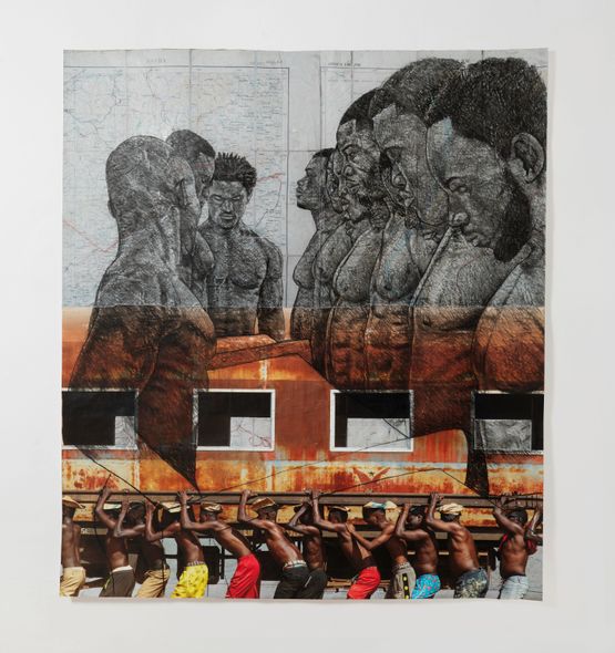 I Dont Know Why by Ibrahim Mahama contemporary artwork Works on Paper