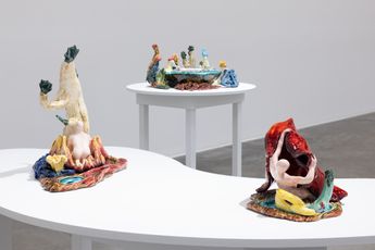 Contemporary art exhibition Dorsa Asadi Strange Fruit at Green Art Gallery Dubai United Arab Emirates