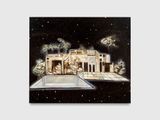 House with an Empty Pool by Gideon Appah contemporary artwork painting