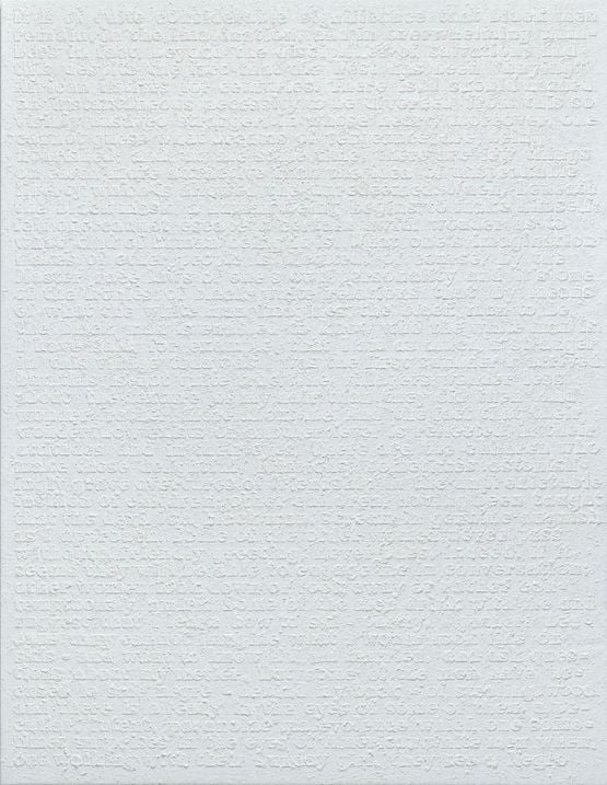 Stranger 99 by Glenn Ligon contemporary artwork Painting