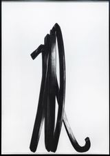 Indeterminate Line by Bernar Venet contemporary artwork works on paper