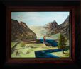 Blood Mountains by Jason Greig contemporary artwork Painting