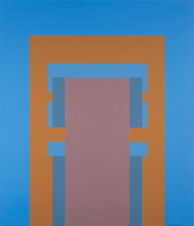 Robyn Dennys Hard-Edged Abstractions at Vardaxoglou Gallery