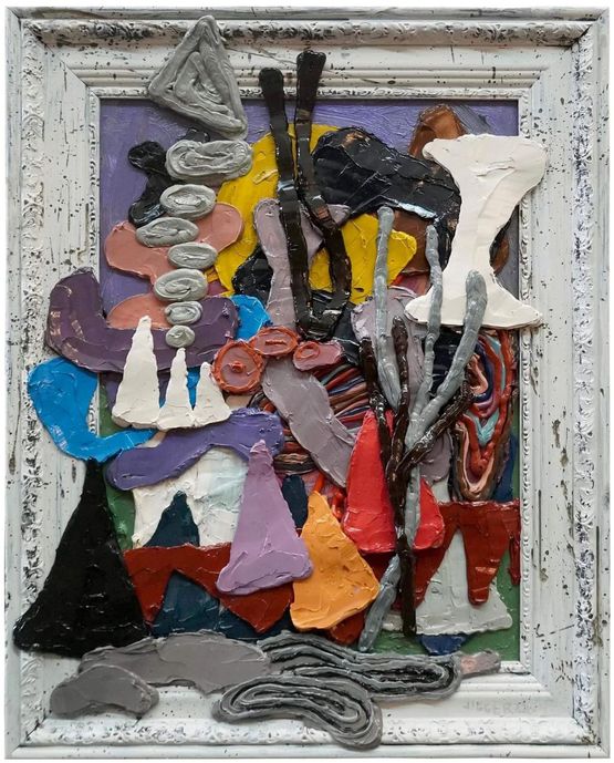 Sacred Stain by Jigger Cruz contemporary artwork Painting
