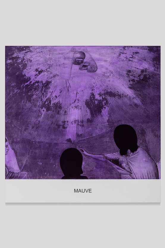 The Purple Series Mauve by John Baldessari contemporary artwork Print