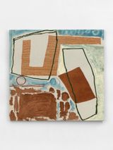 chergui by Laurence Leenaert contemporary artwork painting mixed media textile