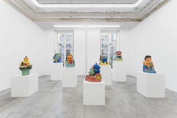 Contemporary art exhibition Eric Croes Comme un vieux tatouage at Almine Rech Paris Rue de Turenne France