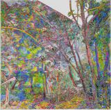 square_bit 03 by Soo Jung Choi contemporary artwork painting textile