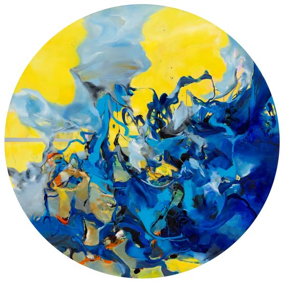 Seafowl Song by Wu Shuang contemporary artwork Painting