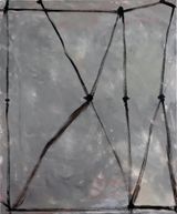 Collapsible gate by Hiu Tung Lau contemporary artwork painting