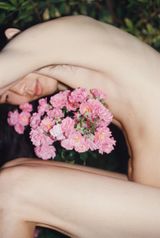 Amour Defendu - Pink Hugging In The Morning by Lin Zhipeng contemporary artwork print