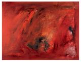 Scarlet Silence by Marie De Villepin contemporary artwork painting