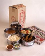 Untitled lunch box by Rirkrit Tiravanija contemporary artwork sculpture