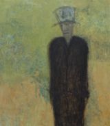 Trying to think of something interesting by Tenki Hiramatsu contemporary artwork painting