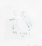 The Kiss by Tracey Emin contemporary artwork print