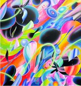 Waves by He Tianqi contemporary artwork painting