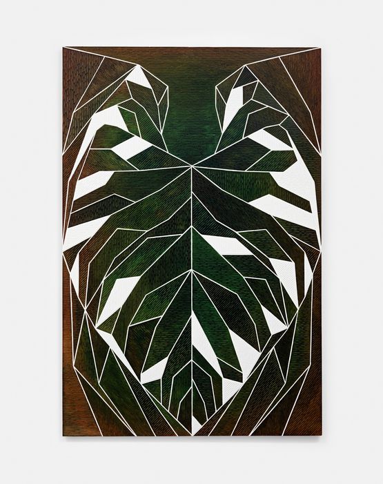 Variacion sobre hoja de anturio 5 by Naufus Ramirez-Figueroa contemporary artwork Painting