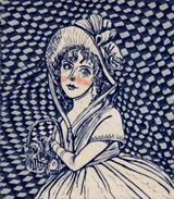 Blushing Girl by Grayson Perry contemporary artwork sculpture