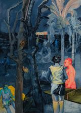 Night WalkingXII  phototaxis by Chen Ching-Yuan contemporary artwork painting