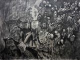 Talud Mar del Plata by Gabriela Bettini contemporary artwork drawing