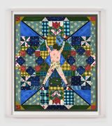 Quilt Study Spread Eagle by Anne Buckwalter contemporary artwork works on paper