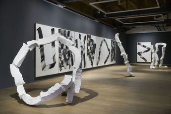 Contemporary art exhibition Lee Bae Souffle dEncre at Perrotin Shanghai China