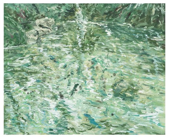 landscape painting by Jiwon Kim contemporary artwork Painting