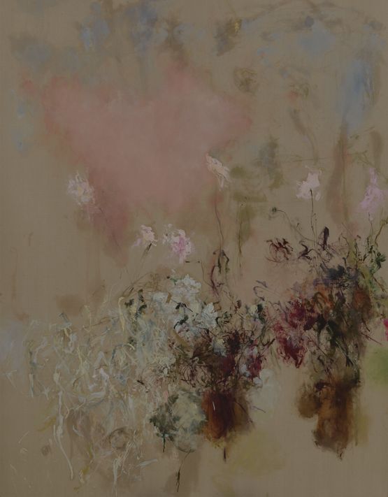 Pivoine by Myonghi Kang contemporary artwork Painting